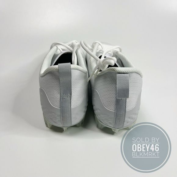 Nike Alpha Huarache 8 Pro Mens LAX Lacrosse Cleats White Gray CW4439-110 Size 12 - Picture 5 of 5